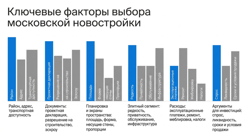 Ключевые факторы выбора московской новостройки 