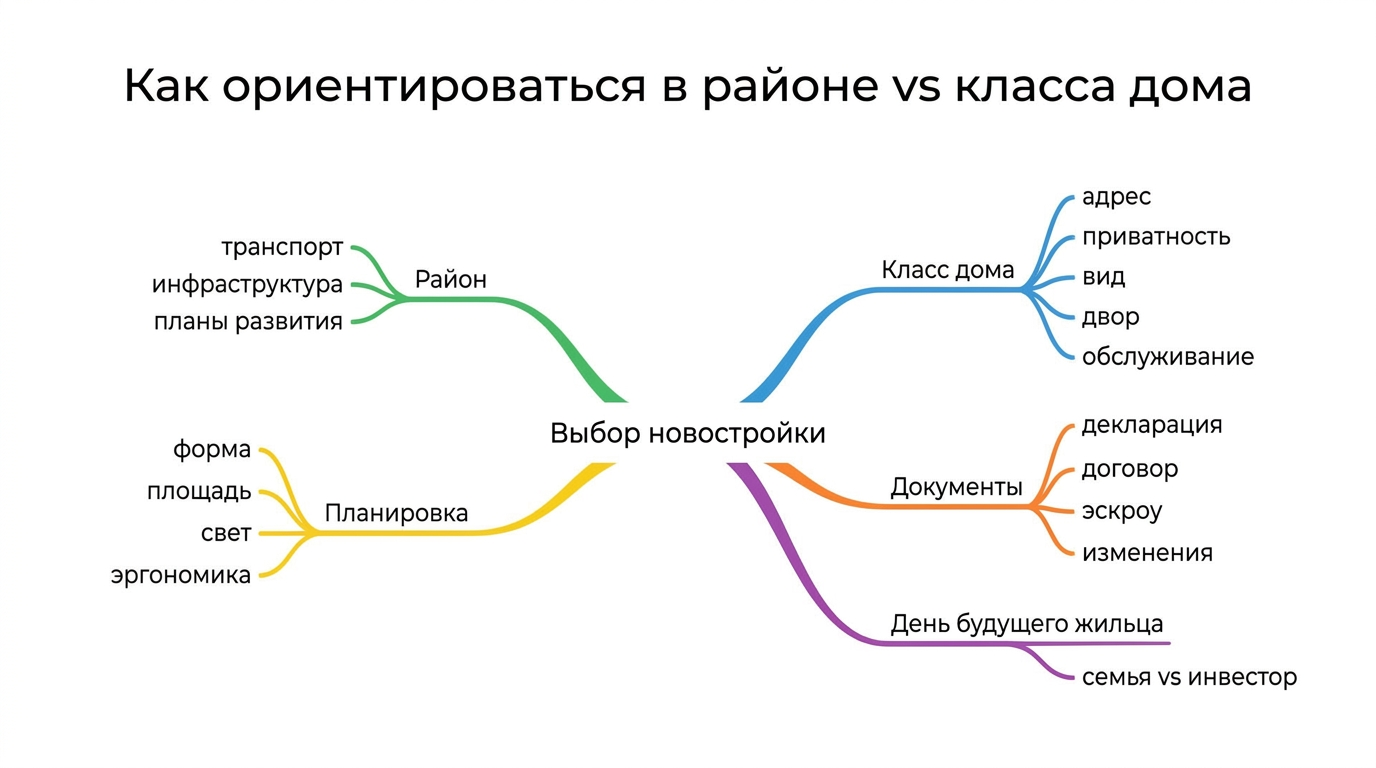 Район важнее рекламного класса дома