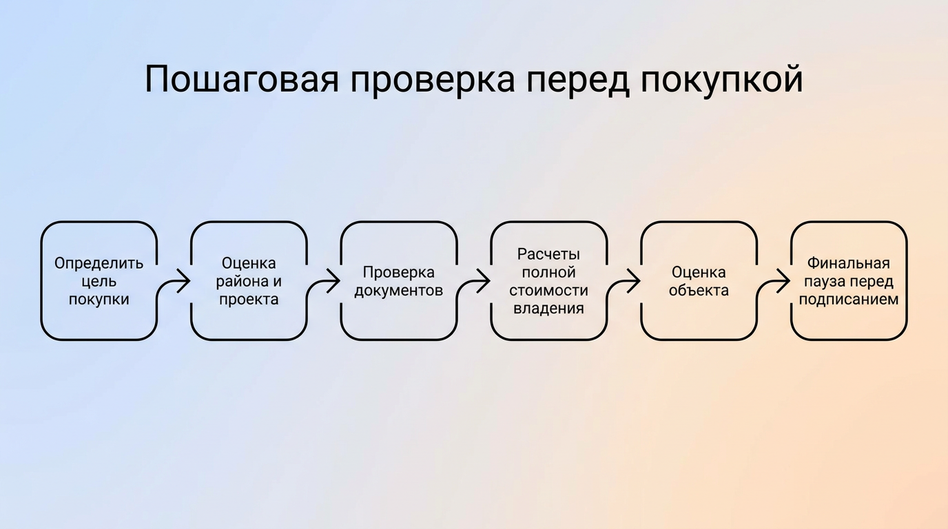 Пошаговая проверка перед сделкой